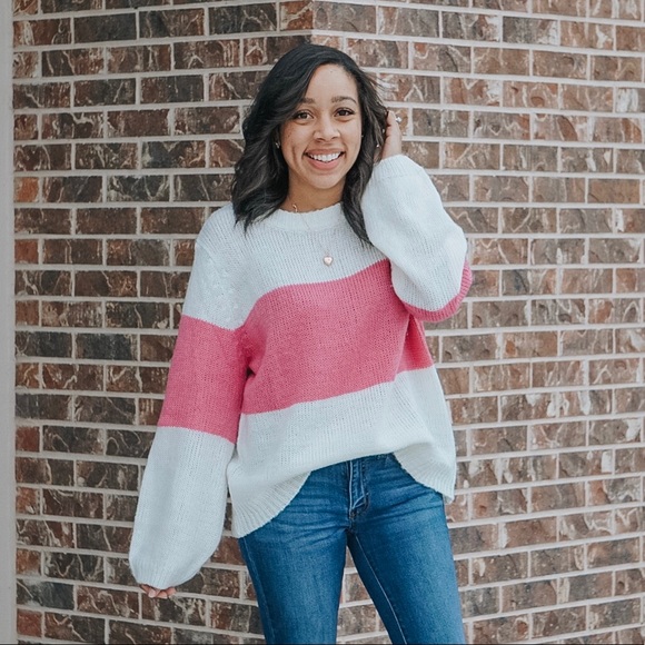 Color block sweater - Picture 3 of 3